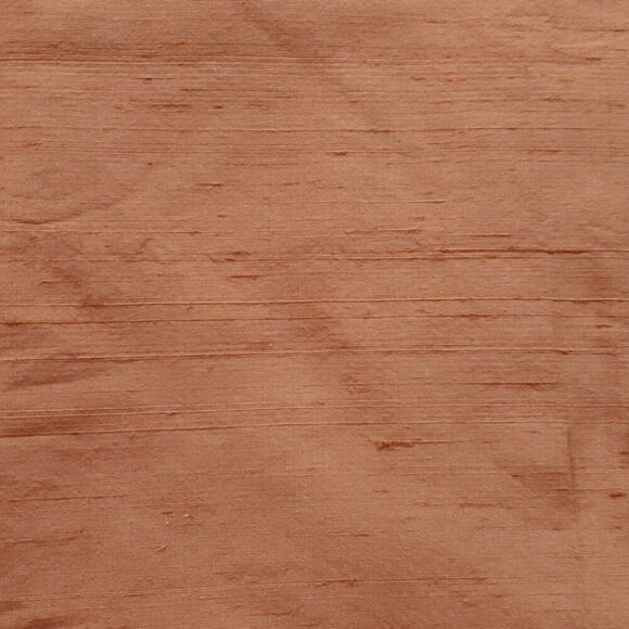 NWT TWO DUPIONI SILK PANELS IN SALMON/CLAY 42" by 96" #2 - Picture 3 of 5